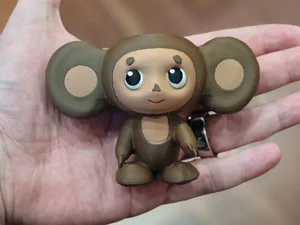 Чебурашка брелок для 3D-принтера: STL-файлы