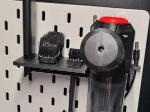 Support aspirateur portatif panneaux IKEA Skadis