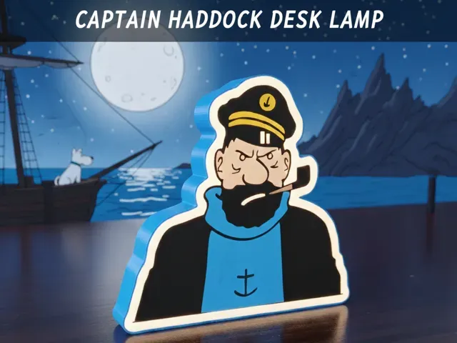 Captain Haddock - Tintin Desk Lamp