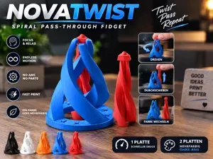 NovaTwist – Spiral Pass-Through Fidget