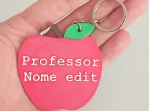 Chaveiro Dia dos Prof. – Personalizável com Nome