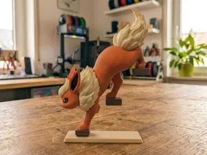 Dynamic Flamara Action Figure Display Model Deco