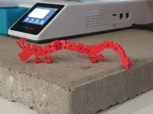 Flexi Articulated Dragon Print in Place