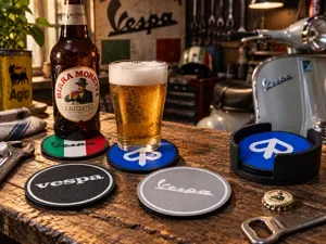 Vespa Coasters – Set of 4 Italian Scooter Coasters