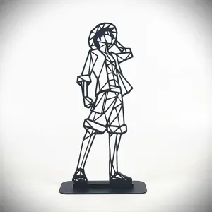 Geometric Low Poly Luffy - One Piece