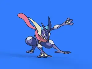 Greninja Wall Art