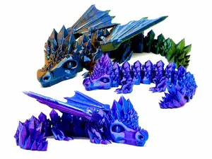 Crystalline Dragon winged and wingless - A1 mini!