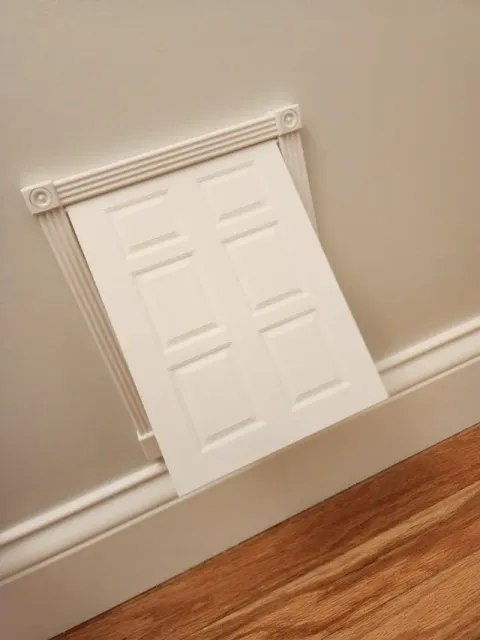 custom cat door for interior 2x4 or 2x6 walls. — Image 5 of 5