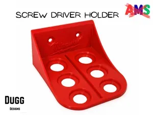 Milwaukee 6-Slot Screwdriver Wall Tool Organizer