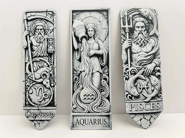 Zodiac - Capricorn, Aquarius, Pisces Bookmark — Фото 4 из 11