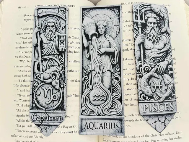 Zodiac - Capricorn, Aquarius, Pisces Bookmark — Фото 3 из 11