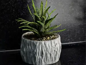 Rock flower pot 13