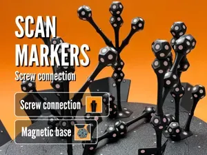 3D Scan Markers Block Set (Screw Connection)