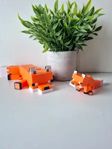 Minecraft fox articulated