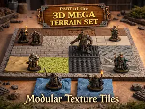 Modular Base Plates | 3d Terrain System