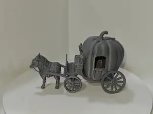 Miniature Pumpkin Horse Carriage