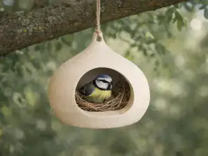Modern Bird House | Minimal Outdoor Nesting Home