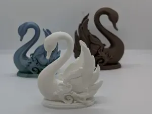 Elegance in Flight – The Swan Couple
