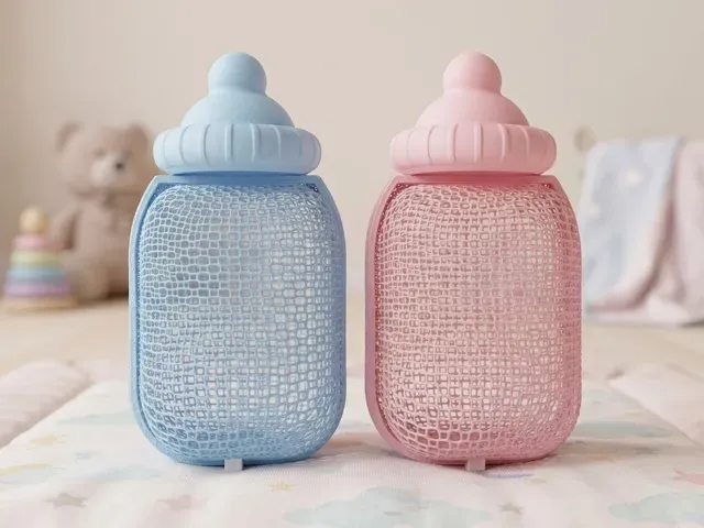 Thermoformed Baby Bottle | Baby Shower Edition