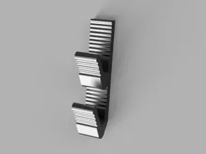 Minimalist Double Towel Hook – Wall Mounted