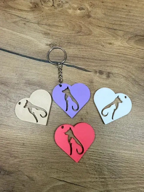 Porte-clés chien chat — Image 5 of 7