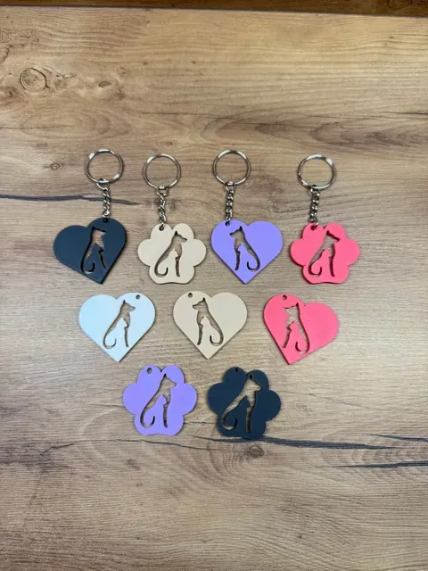 Porte-clés chien chat — Image 7 of 7