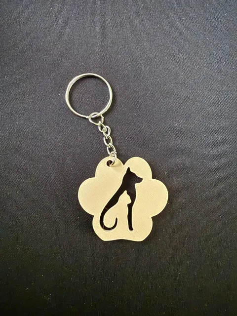 Porte-clés chien chat — Image 2 of 7