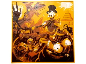 Ducktales NES Hueforge Uncle Scrooge McDuck Orange