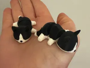 Mini Flexi Cat – Print in Place Tuxedo Kitten