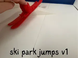 Ski park jumps V1
