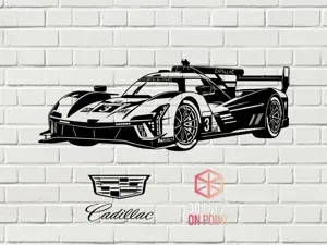 CADILLAC V SERIES R HYPERCAR - 2D WALL ART