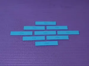 2mm Verglasungsklötze / Distanzklötze (Blau)