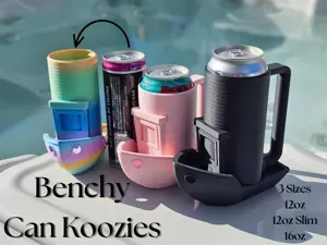 Benchy Can Koozies - 3 sizes!