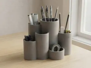 Organizador de Escritorio Forma de cilindro hueco