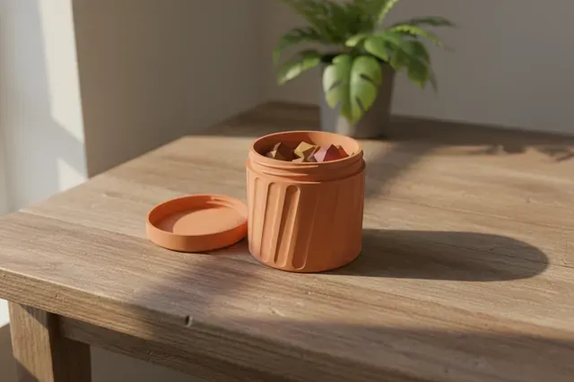 Screw-Top Storage Jar with Threaded Lid — Фото 3 из 7