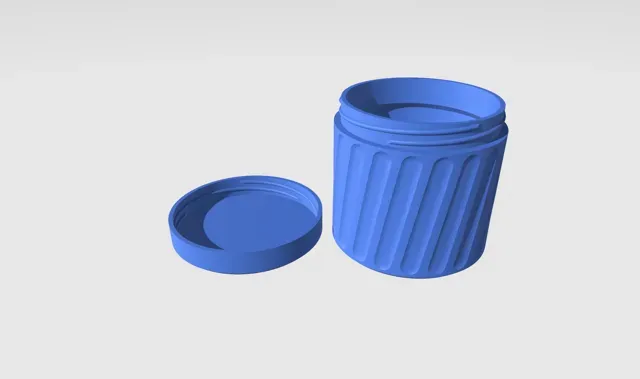 Screw-Top Storage Jar with Threaded Lid — Фото 6 из 7