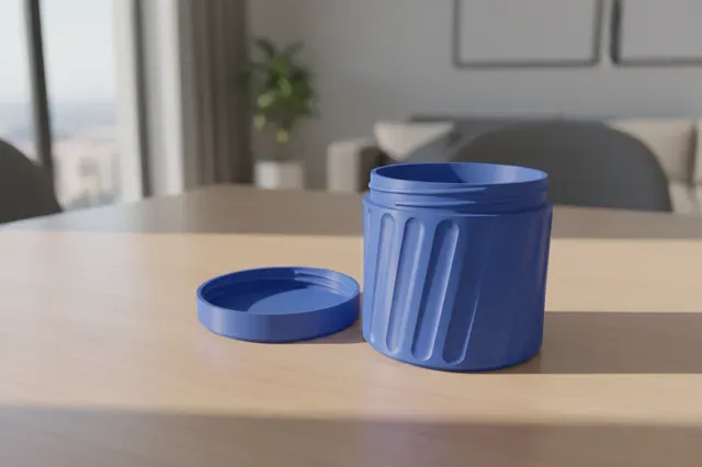 Screw-Top Storage Jar with Threaded Lid — Фото 4 из 7