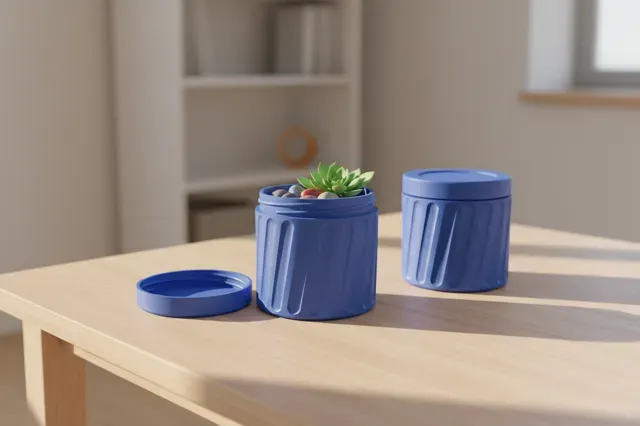 Screw-Top Storage Jar with Threaded Lid — Фото 5 из 7