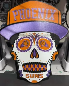 Sugar Skull - Phoenix Suns Basketball