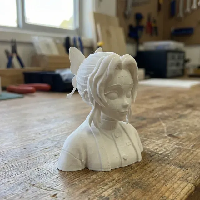 Shinobu Kocho Demon Slayer Bust 3DPrint Model 238 — Фото 2 из 3