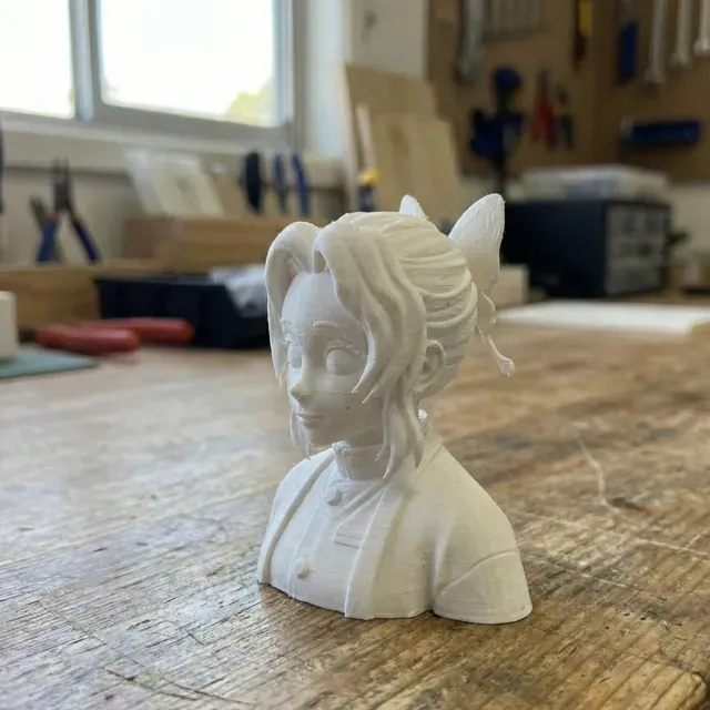 Shinobu Kocho Demon Slayer Bust 3DPrint Model 238 — Фото 3 из 3
