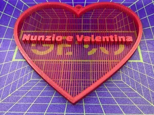 Nome Personalizzato 3D Coppia Natale Decorazione