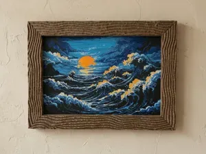 Sunset HueForge – Multicolor Wall Art + SnapFrame
