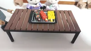 Garden table for a dollhouse