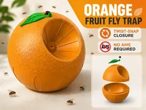 Orange Fruit Fly Trap 