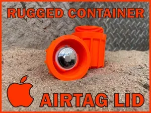Rugged Container Apple AirTag Lid