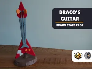 Brawl Stars Display Piece | Draco's Guitar| AMS