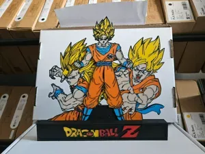 Dragon Ball Z - Goku going Super Saiyin Display!