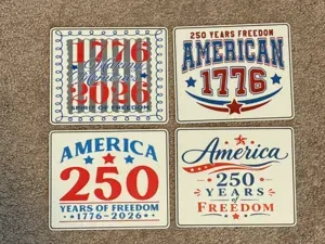 AMERICA 250 YEARS OF FREEDOM SIGNS
