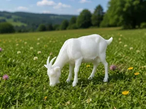 The Goat is Grazing - Animal - Decor